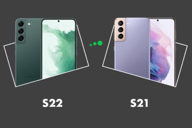 A comparison between Galaxy S22 and S21